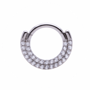 Double Attached Zircons Segment Ring