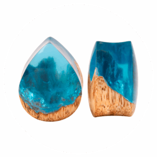 Espansione blu del legno lacrimato