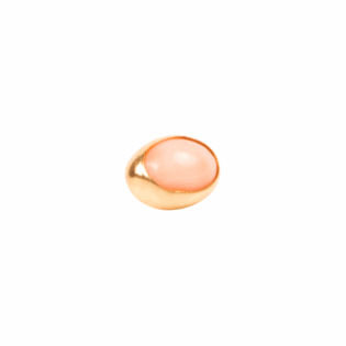 Oval Pink Turmalina Threadless