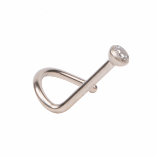 Curved Zirconia Crystal Nostril